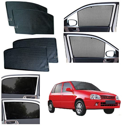 INSURE AUTOMOTIVE Side Window Sun Shade For Maruti Suzuki Zen(Black)