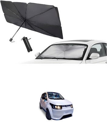GONAMA Windshield Sun Shade For Mahindra Universal For Car(Silver)