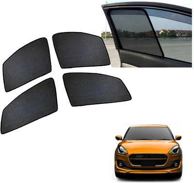 PEEPS STORE Side Window Sun Shade For Maruti Suzuki Swift(Black)