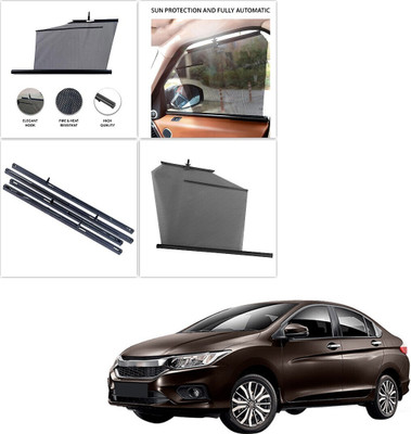 SS FOR YOUR SMART NEEDS Side Window Sun Shade For Honda City(Black)
