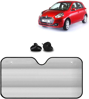 Kingsway Windshield, Dashboard, Rear Window Sun Shade For Renault Pulse(Silver)