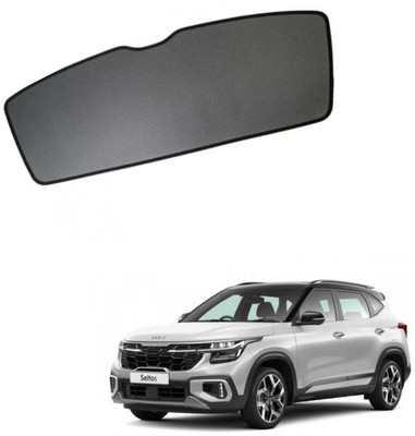 PAHWAAL Rear Window Sun Shade For Kia Seltos(Black)