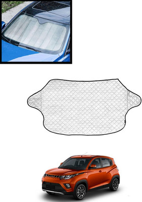 AYW Windshield Sun Shade For Mahindra Universal For Car(Silver)