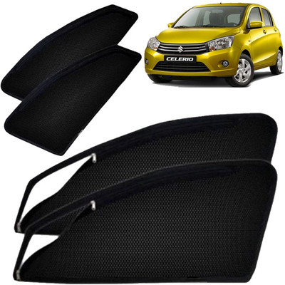 DreamRow Side Window Sun Shade For Maruti Suzuki Celerio(Black)