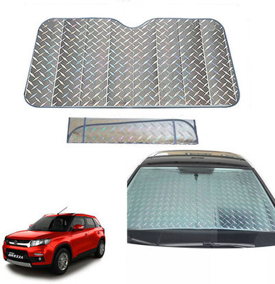 eXarioGadget Rear Window Sun Shade For Universal For Car Universal For Car(Silver)