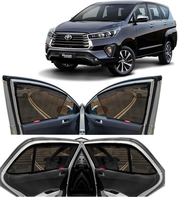 Kingsway Side Window Sun Shade For Toyota Innova Crysta(Black)