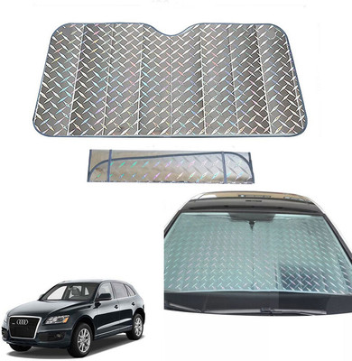 AUTO PEARL Dashboard, Windshield Sun Shade For Audi Q5(Grey)