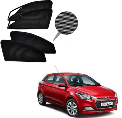 RAKRISH Rear Window, Side Window Sun Shade For Hyundai Elite i20(Black)