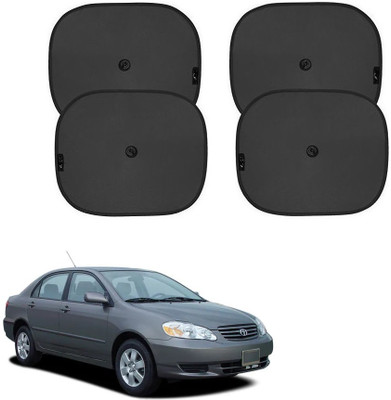 SPREADX Side Window, Rear Window Sun Shade For Toyota Corolla(Black)