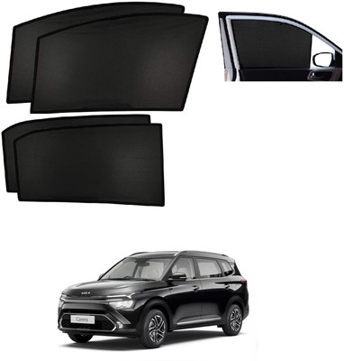 AuTO ADDiCT Side Window Sun Shade For Kia(Black)