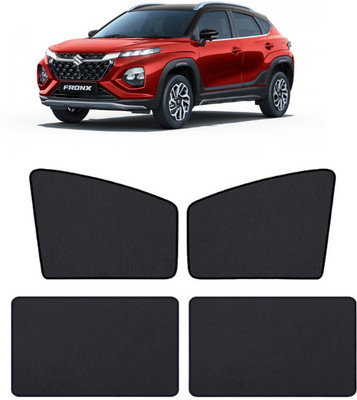 RAKRISH Rear Window, Side Window Sun Shade For Maruti Suzuki Fronx(Black)