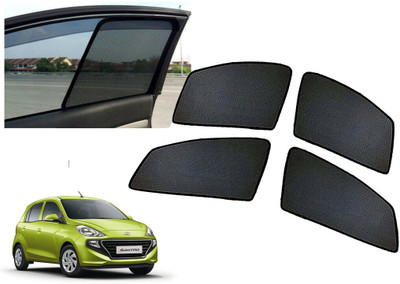 AUTO PEARL Side Window Sun Shade For Hyundai Santro(Black)