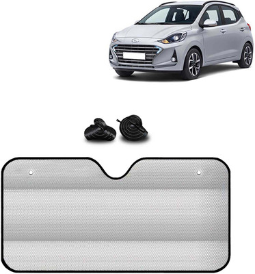 Kingsway Windshield, Dashboard, Rear Window Sun Shade For Hyundai Grand i10 NIOS(Silver)