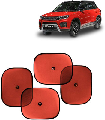 Kingsway Side Window, Rear Window, Dashboard, Sun Roof, Windshield Sun Shade For Maruti Suzuki Vitara Brezza(Red)