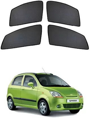 RAKRISH Rear Window, Side Window Sun Shade For Chevrolet Spark(Black)