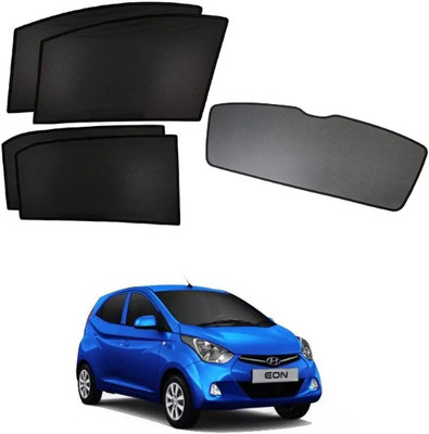 TOP VECHILE Rear Window, Side Window Sun Shade For Hyundai Eon(Black)