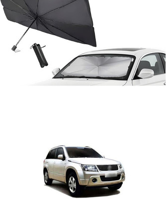 GONAMA Rear Window Sun Shade For Maruti Suzuki Universal For Car(Silver)
