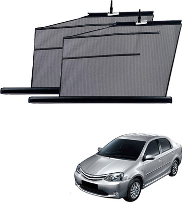 SS Zeeber Side Window Sun Shade For Toyota Etios(Black)