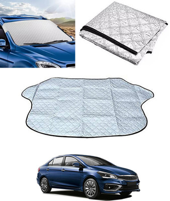 ABJD Windshield Sun Shade For Maruti Suzuki Ciaz(Silver)