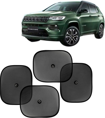 Kingsway Side Window, Rear Window, Windshield Sun Shade For Jeep Compass(Black)