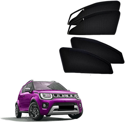 HARKRISH Side Window Sun Shade For Maruti Suzuki Ignis(Black)