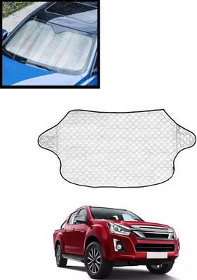 AYW Windshield Sun Shade For Isuzu Universal For Car(Silver)