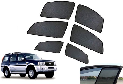 AUTO PEARL Side Window Sun Shade For Ford Endeavour(Black)