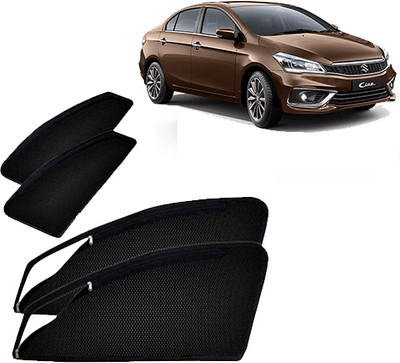 RAKRISH Rear Window, Side Window Sun Shade For Maruti Suzuki Ciaz(Black)
