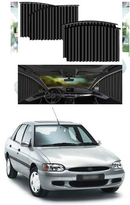 GONAMA Rear Window Sun Shade For Ford Escort(Black)