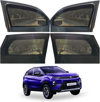 autoluxer Side Window Sun Shade For Tata Nexon(Black)