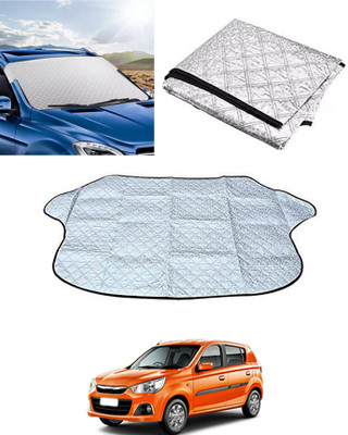 RKPSP Windshield Sun Shade For Maruti Suzuki Alto K10(Silver)