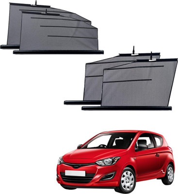 SS Zeeber Side Window Sun Shade For Hyundai i20(Black)