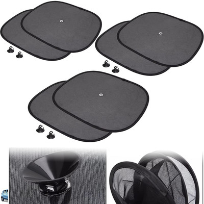 Pious Side Window Sun Shade For Maruti Suzuki Alto 800, Universal For Car(Black)