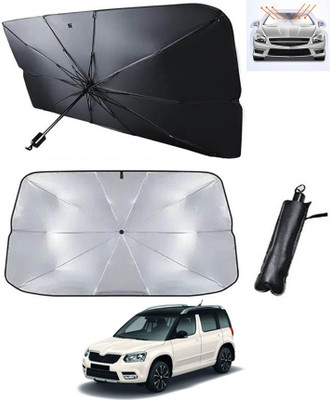 MATIES Windshield Sun Shade For Skoda Yeti(Silver)