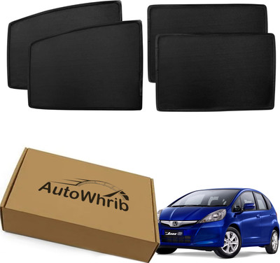 Autowhrib Side Window Sun Shade For Honda Jazz(Black)
