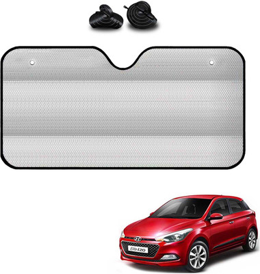 COSMOGEAR Windshield, Dashboard, Rear Window Sun Shade For Hyundai Elite i20(Silver)