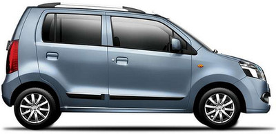 RAKRISH Rear Window, Side Window Sun Shade For Maruti Suzuki WagonR(Black)