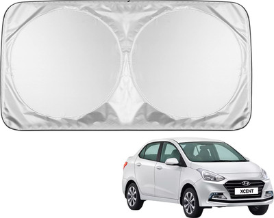 MOCKHE Windshield Sun Shade For Hyundai Xcent(Silver)
