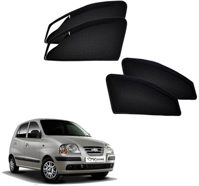 HARKRISH Side Window Sun Shade For Hyundai Santro Xing(Black)