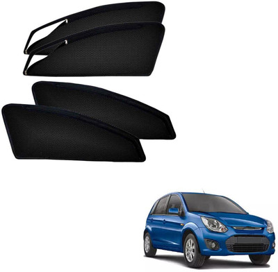 PEEPS STORE Side Window Sun Shade For Ford Figo(Black)