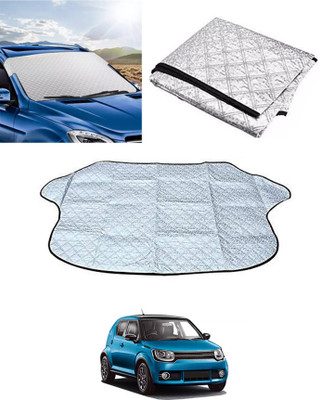RKPSP Windshield Sun Shade For Maruti Suzuki Ignis(Silver)