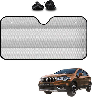 COSMOGEAR Windshield, Dashboard, Rear Window Sun Shade For Maruti Suzuki S-Cross(Silver)