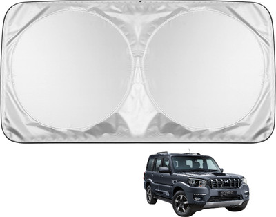 MOCKHE Windshield Sun Shade For Mahindra Scorpio Classic(Silver)