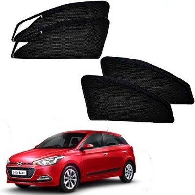 RAKRISH Rear Window, Side Window Sun Shade For Hyundai Elite i20(Black)