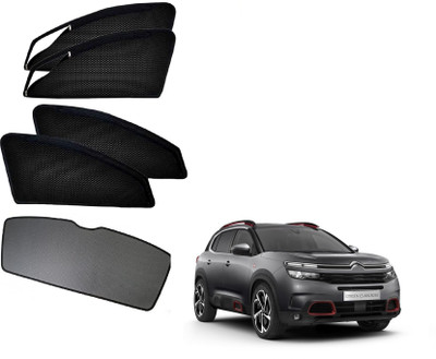 AuTO ADDiCT Side Window, Rear Window Sun Shade For Land Rover Paceman(Black)