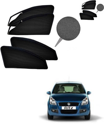 RAKRISH Rear Window, Side Window Sun Shade For Maruti Suzuki Ritz(Black)
