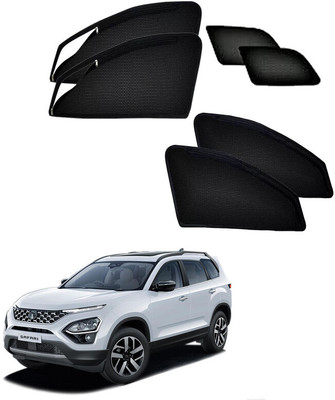 HARKRISH Side Window Sun Shade For Tata Safari(Black)