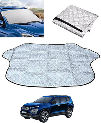 monolive Windshield Sun Shade For Tata Safari(Silver)