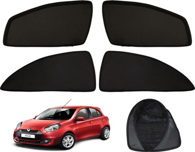 Magnetic Side Window Sun Shade For Renault Pulse(Black)