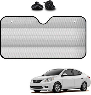 COSMOGEAR Windshield, Dashboard, Rear Window Sun Shade For Nissan Sunny(Silver)